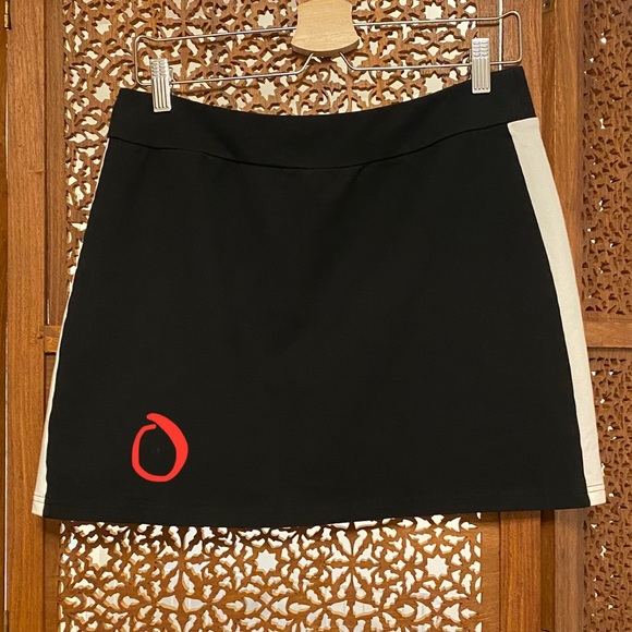 🚺 LOFT black mini skirt with side stripes - Picture 7 of 7